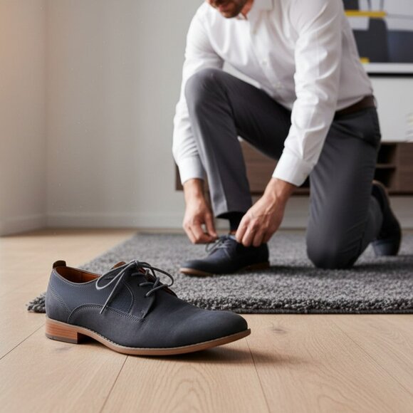 Call it spring Vegan Souliers chics homme pointure US 8 EUR 41 UK 7 bleu marin - Picture 2 of 11